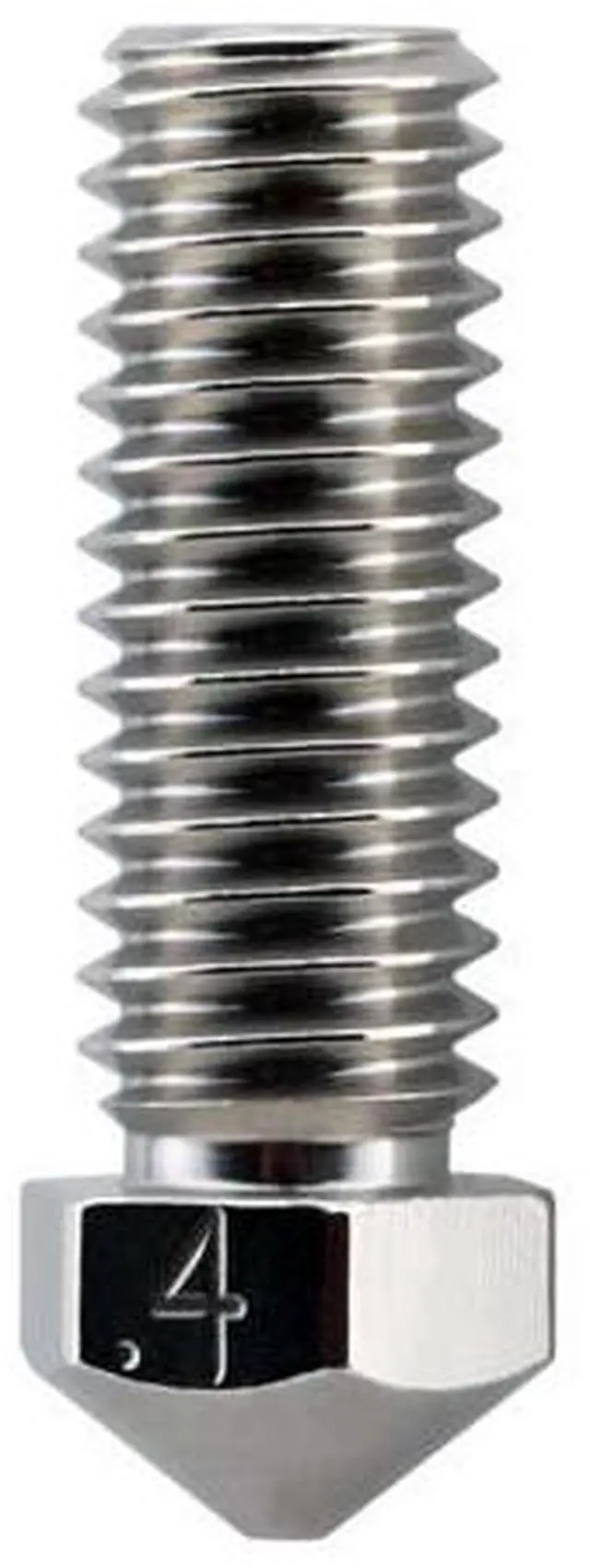 Main image of Micro Swiss Plated Wear Resistant High Flow Volcano Compatible/Artillery Sidewinder 1.75mm Nozzles (.4mm)
