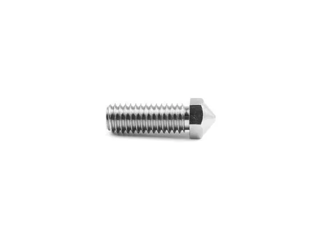 Alt view image 3 of 3 - Micro Swiss Plated Wear Resistant High Flow Volcano Compatible/Artillery Sidewinder 1.75mm Nozzles (.6mm)