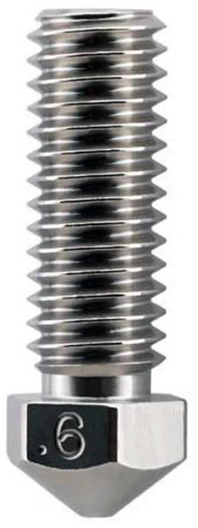Main image of Micro Swiss Plated Wear Resistant High Flow Volcano Compatible/Artillery Sidewinder 1.75mm Nozzles (.6mm)
