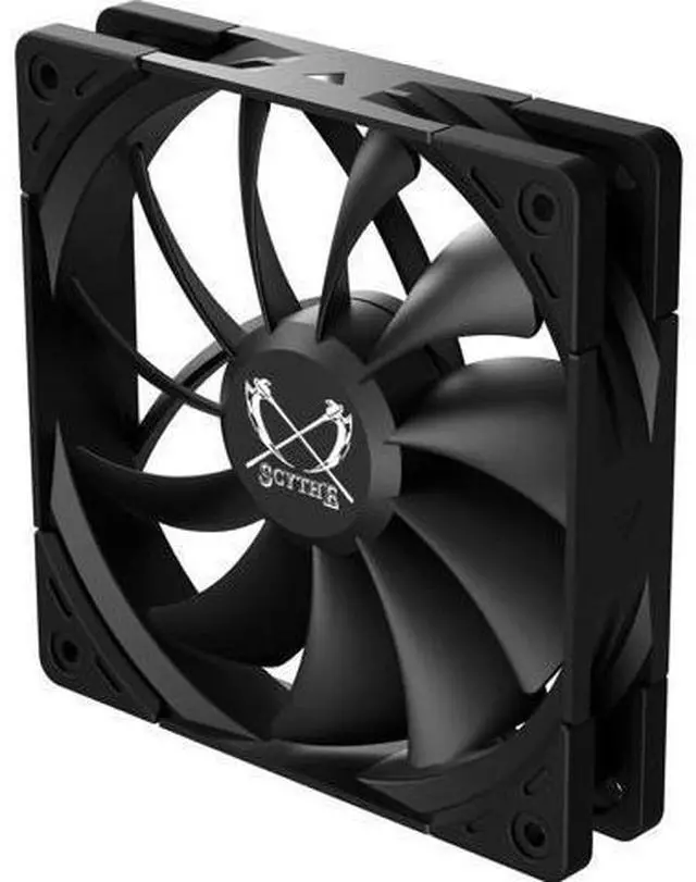 Main image of Scythe Kaze Flex II 120 PWN, 120mm x 25mm Air Flow Optimized Quiet Operating Computer Case Fan, Fluid Dynamic Bearing, 4-Pin Connector, Single Pack (Standard Edition - 1500 RPM)