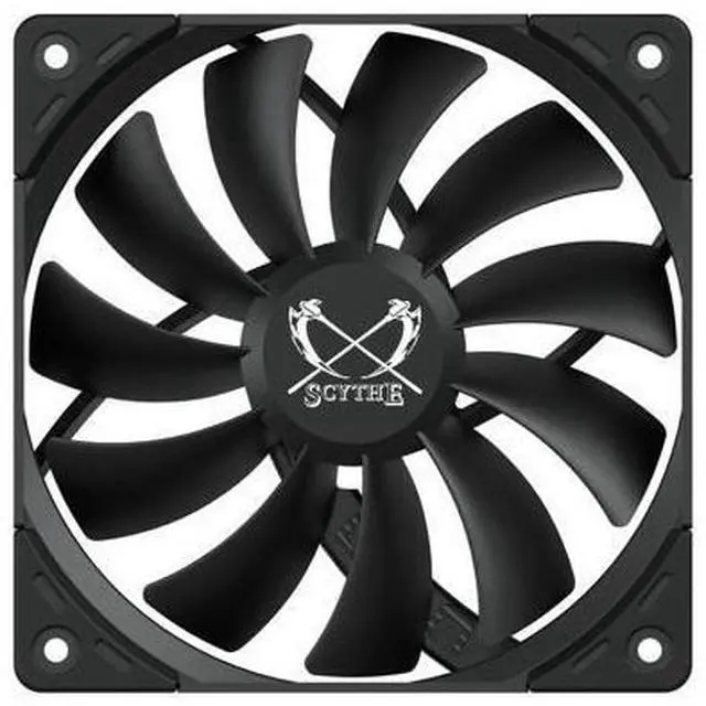 Alt view image 3 of 7 - Scythe Kaze Flex II 120 PWN, 120mm x 25mm Air Flow Optimized Quiet Operating Computer Case Fan, Fluid Dynamic Bearing, 4-Pin Connector, Single Pack (Standard Edition - 1500 RPM)