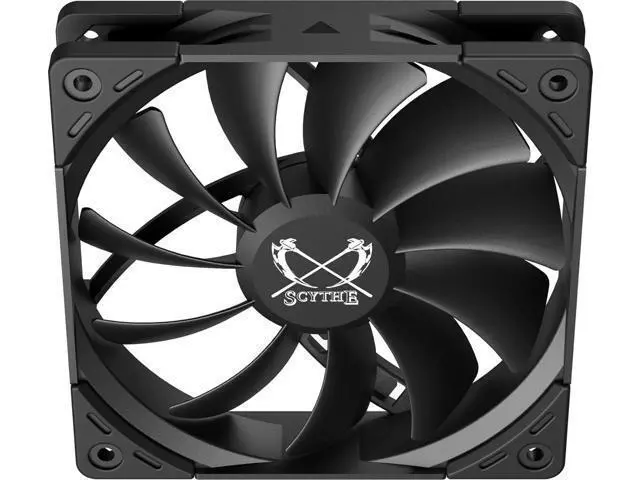 Alt view image 4 of 7 - Scythe Kaze Flex II 120 PWN, 120mm x 25mm Air Flow Optimized Quiet Operating Computer Case Fan, Fluid Dynamic Bearing, 4-Pin Connector, Single Pack (Standard Edition - 1500 RPM)