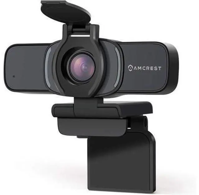 Main image of Amcrest 1080P Webcam with Microphone & Privacy Cover, Web Cam USB Camera, Computer HD Streaming Webcam for PC Desktop & Laptop w/Mic, Wide Angle Lens & Large Sensor for Superior Low Light (AWC201-B)