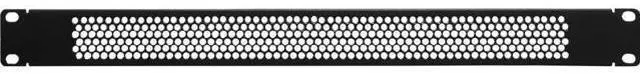 Main image of Navepoint 1U Blank Rack Mount Panel Spacer with Venting for 19-Inch Server Network Rack Enclosure Or Cabinet Black