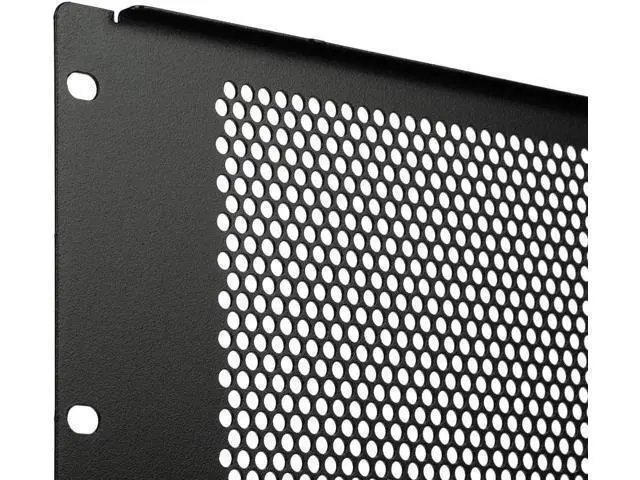Alt view image 2 of 3 - Navepoint 1U Blank Rack Mount Panel Spacer with Venting for 19-Inch Server Network Rack Enclosure Or Cabinet Black