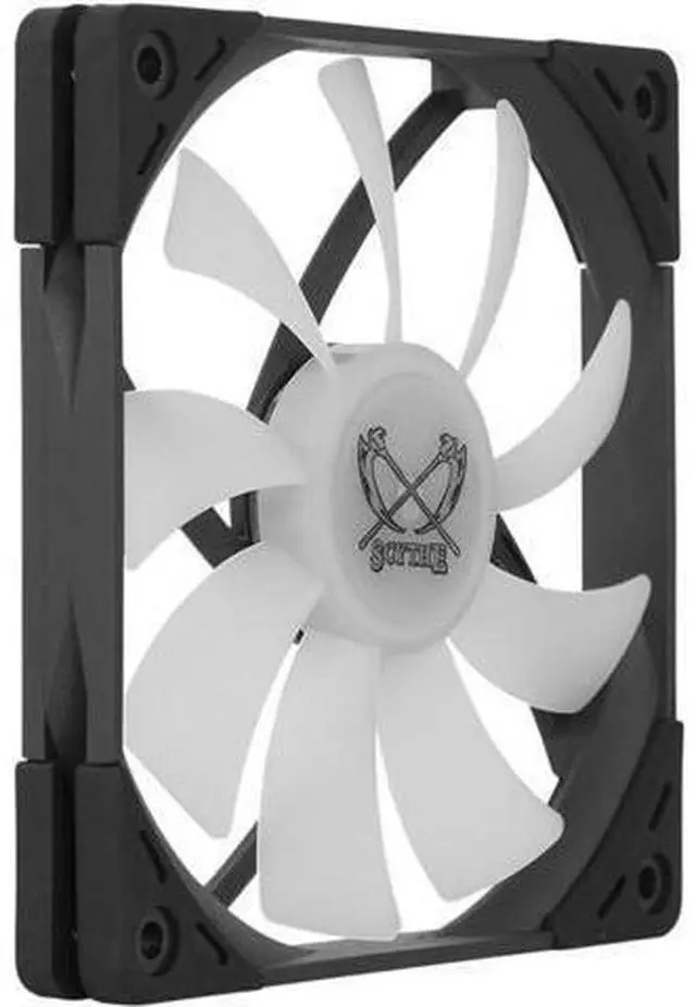 Alt view image 4 of 7 - Kaze Flex 120 Slim RGB PWN - 1800RPM, 120mm x 15mm High Air Flow Computer Case Fan, Fluid Dynamic Bearing, PWN 4-Pin Connector, RGB 12V 4-Pin Connector, Single Pack, Black