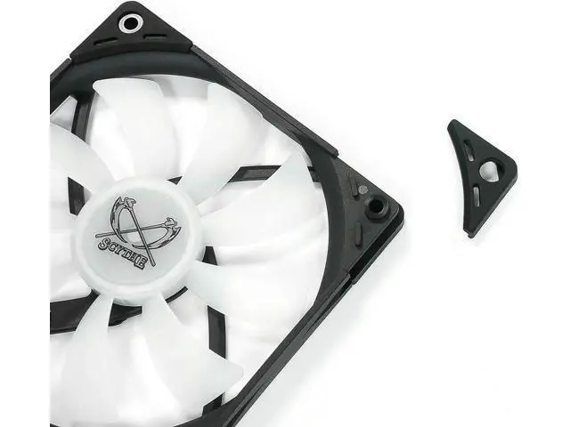Alt view image 5 of 7 - Kaze Flex 120 Slim RGB PWN - 1800RPM, 120mm x 15mm High Air Flow Computer Case Fan, Fluid Dynamic Bearing, PWN 4-Pin Connector, RGB 12V 4-Pin Connector, Single Pack, Black