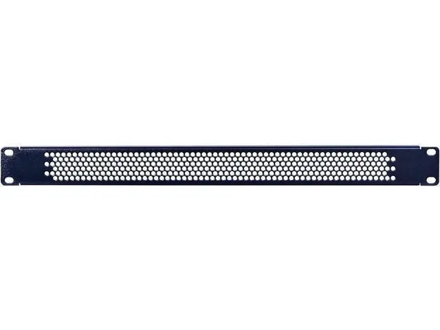 Alt view image 4 of 7 - 1U Blank Rack Mount Panel Spacer with Venting for 19in Server Rack Enclosure or Network Cabinet 2 Pack, Black