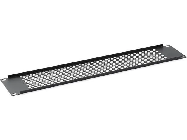Alt view image 4 of 4 - 2PCS 2U Blank Rack Mount Panel Spacer with Venting for 19'' Server Rack Enclosure for Network Cabinet