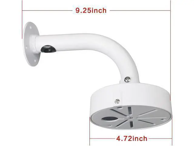 Alt view image 2 of 6 - Security Camera Mount Bracket, Dome Camera Mount Universal Camera Wall Mounting Bracket/IP Camera for CCTV Security Camera, L Type