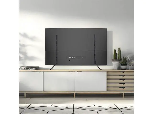 Alt view image 4 of 6 - Universal TV Stand Table Top for 27 to 85 Inch LED LCD Flat Screen TV, Height Adjustable Leg Stand Holds up to 110lbs, VESA up to 1000x800mm (ML2785)