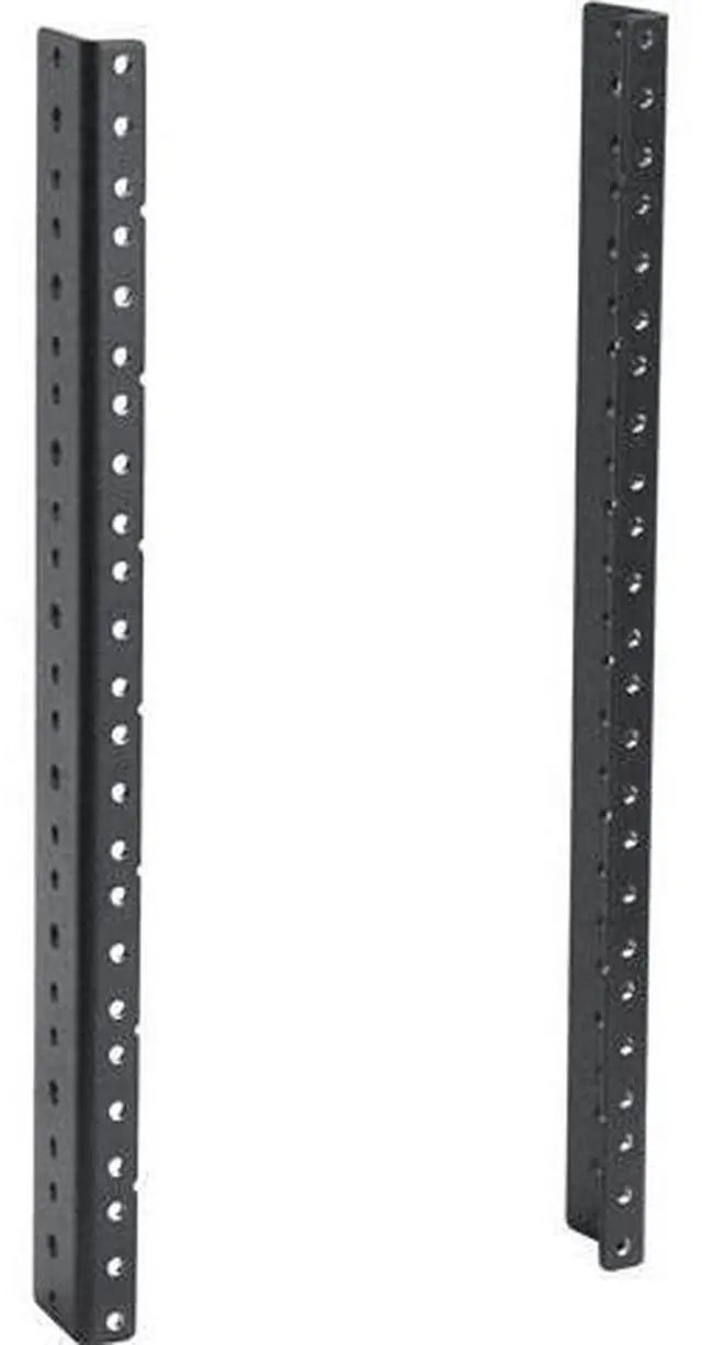 Main image of RIVECO 8U Vertical Rack Rails Kit Heavy Duty Server Rack Mount Rails 2 PCS Black