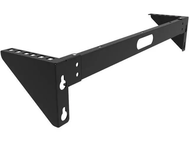 Alt view image 2 of 6 - 2U Foldable Wall Mount Patch Panel Bracket -Vertical Wall Mount Rack for 19 inches Networking Equipments Including Hardware
