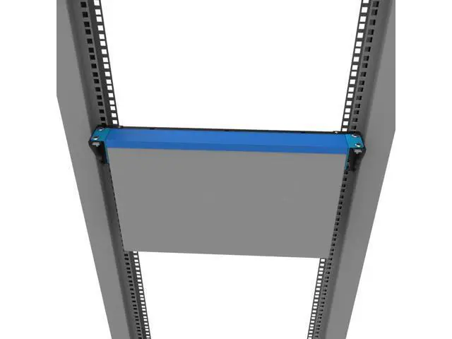 Alt view image 5 of 6 - 2U Foldable Wall Mount Patch Panel Bracket -Vertical Wall Mount Rack for 19 inches Networking Equipments Including Hardware
