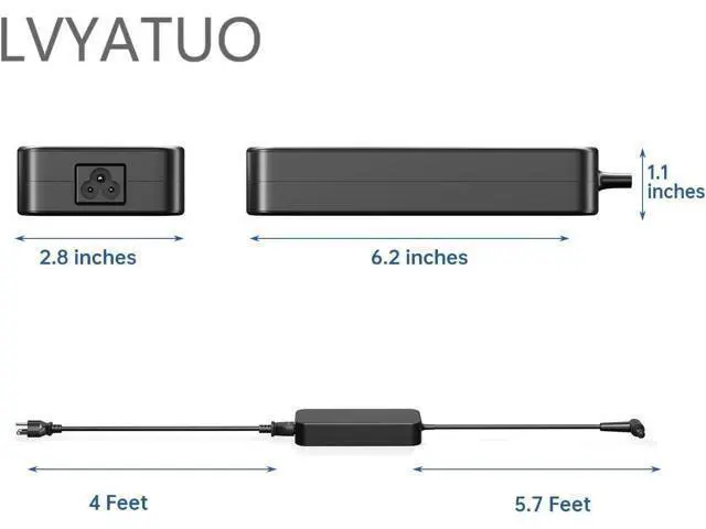 Alt view image 3 of 6 - 19.5V 9.23A 180W Laptop Charger for Asus ROG G750JM G751JM G750JS G752VT GL502VT G-Series Gaming Laptop ADP-180MB F FA180PM111 Ac Power Adapter