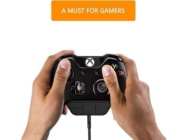 Alt view image 4 of 7 - Bosmarlin Stereo Headset Adapter for Xbox One Controller & Xbox Series X|S Controller/Adjust Audio Balance (Game Sound & Voice Chat), Volume, Mic Directly