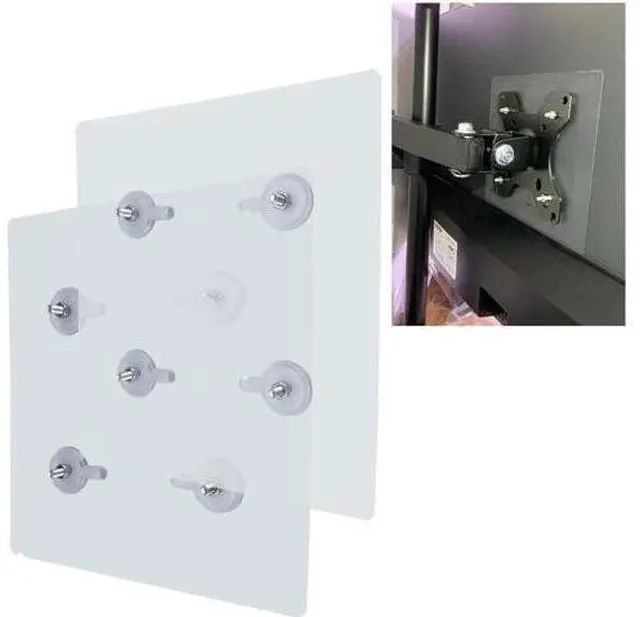 Main image of VESA Mount Adapter Bracket Kit Non-VESA Mounting Universal for 75 VESA Monitor Arm Compatible 2 Pack