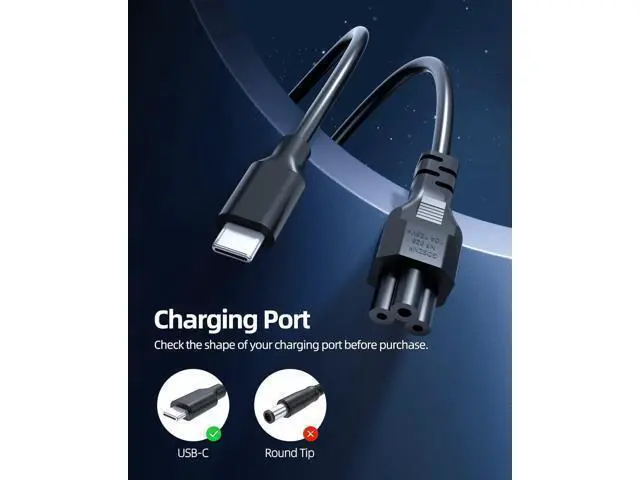 Alt view image 3 of 7 - Charger for Lenovo Laptop, Thinkpad, Yoga, Chromebook, Universal AC Adapter, USB, Type C, PD Fast Charger, 65W 45W (UL Safety Certified)