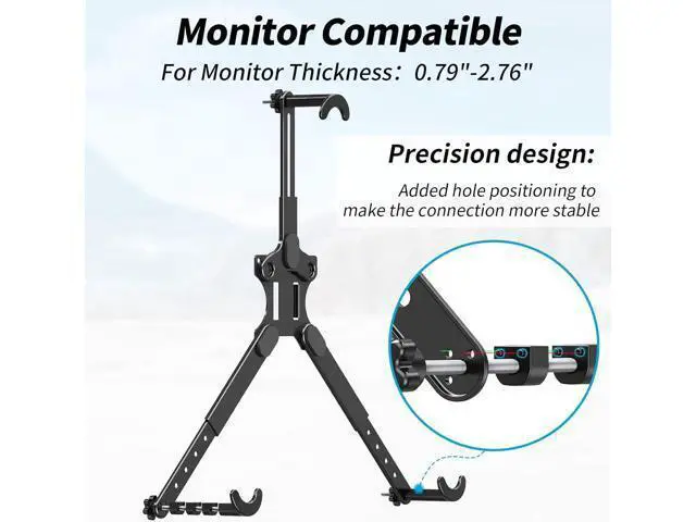 Alt view image 5 of 7 - MOUNTUP Universal VESA Mount Adapter Kit, Non-VESA Monitor Mounting Adapter for 19 to 32 inch Computer Screens, Max Load 17.6lbs VESA Adapter, MU0045
