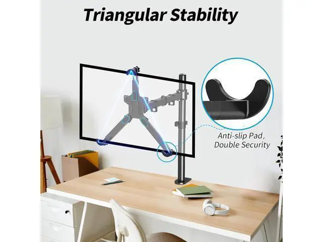 Alt view image 6 of 7 - MOUNTUP Universal VESA Mount Adapter Kit, Non-VESA Monitor Mounting Adapter for 19 to 32 inch Computer Screens, Max Load 17.6lbs VESA Adapter, MU0045
