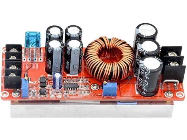 Alt view image 7 of 7 - Aideepen 1200W 20A DC Converter Boost Car Step-up Power Supply Module Adjustable Voltage Converter 8-60V to 12-83V