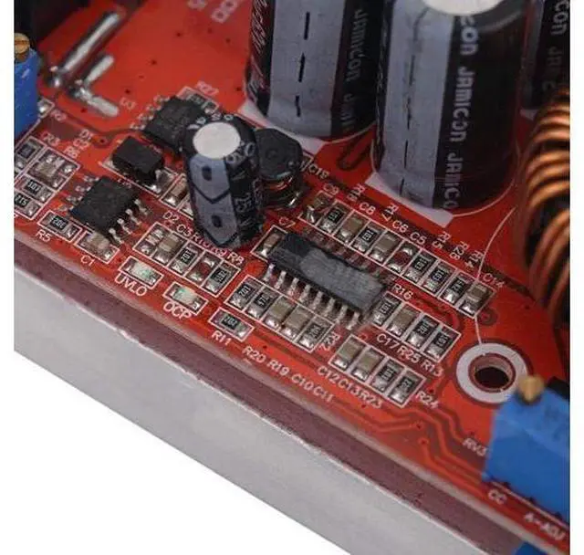 Alt view image 6 of 7 - Aideepen 1200W 20A DC Converter Boost Car Step-up Power Supply Module Adjustable Voltage Converter 8-60V to 12-83V