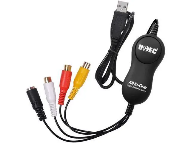 Alt view image 6 of 7 - UCEC USB 2.0 Video Capture Card Device, VHS VCR TV to DVD Converter for Mac OS X PC Windows 7 8 10 11