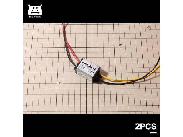 Alt view image 2 of 3 - DEVMO 2PCS Waterproof DC-DC Converter 12V Step Down to 5V USB Power Supply Module 3A 15W