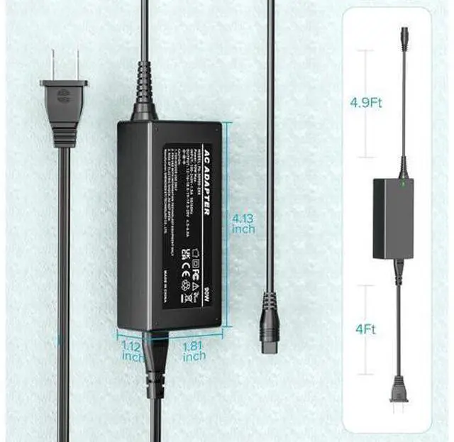 Alt view image 5 of 7 - Powseed 90W Universal Laptop Charger Replacement for HP Acer Aspire Asus Vivobook Toshiba Gateway Lenovo Ideapad Dell Inspiron Sony Samsung Power Supply Cord Computer AC Adapter with 15 Tips