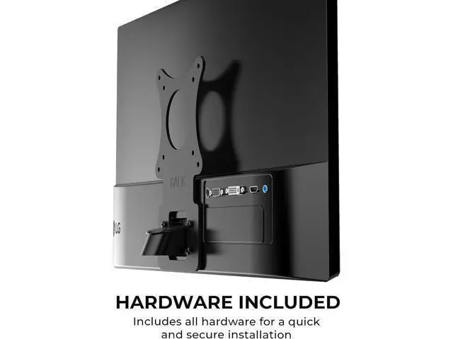 Alt view image 7 of 7 - HumanCentric VESA Mount Adapter Compatible with LG Monitors 24MP58VQ, 24MP58VQ-P, 24MP59HT, 24MP59HT-P, and 24MP60VQ, Mounts Monitor to VESA Stand, Arm or Desk Mount with 75x75 or 100x100 mm