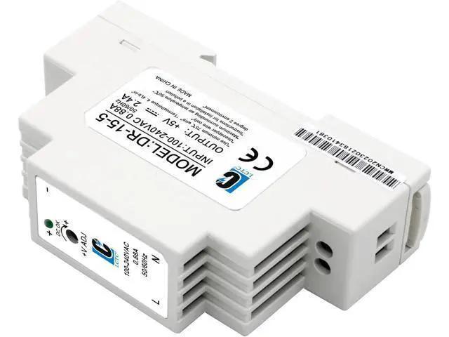 Alt view image 7 of 7 - DC 5V Din Rail Slim Switching Power Supply 15W 2.4A(Input:100-240VAC,Output:5VDC,50/60HZ) Adapter Switch Converter (Volts_of_Direct_Current, 5)
