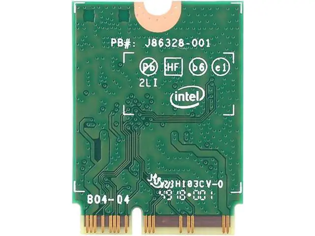 Alt view image 2 of 6 - AX201NGW WiFi Card,WiFi 6E M.2 Laptop 2.4Gbps 802.11ax Wireless Intel AX201 Wireless Card 11AX WiFi Adapter with Bluetooth 5.3 MU-MIMO for Windows 10, 64-bit, Google Chrome OS, Linux(64bit)