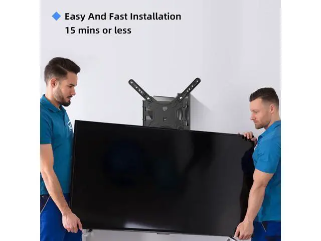 Alt view image 7 of 7 - Suptek Adjustable TV Wall Mount Swivel and Tilt TV Arm Bracket for Most 32-55 inch LED, LCD Monitor and Plasma TVs up to 70lbs VESA up to 400x400mm (MAFD-L400)