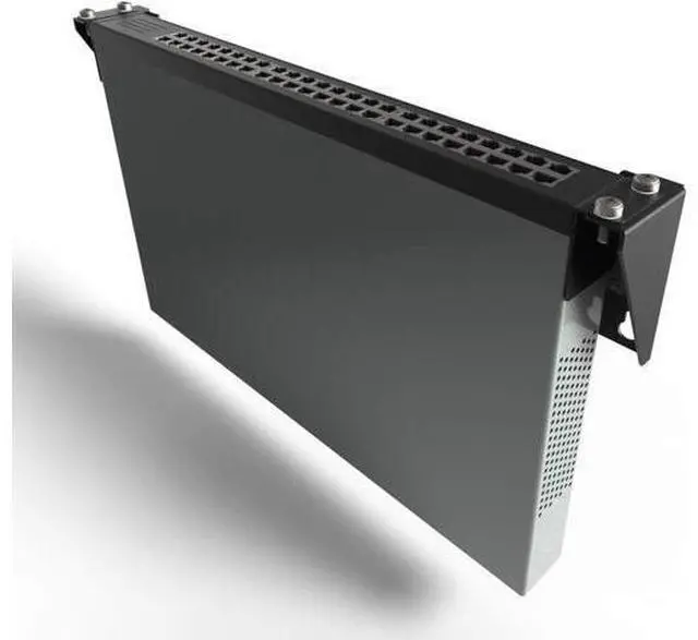 Alt view image 2 of 6 - 1U Folding 19 Inches Cold Rolled Steel Wall Mountable Simple Vertical Rack and Networking Euipment Rack Including Hardware for Assembly (1)