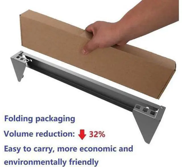 Alt view image 4 of 6 - 1U Folding 19 Inches Cold Rolled Steel Wall Mountable Simple Vertical Rack and Networking Euipment Rack Including Hardware for Assembly (1)