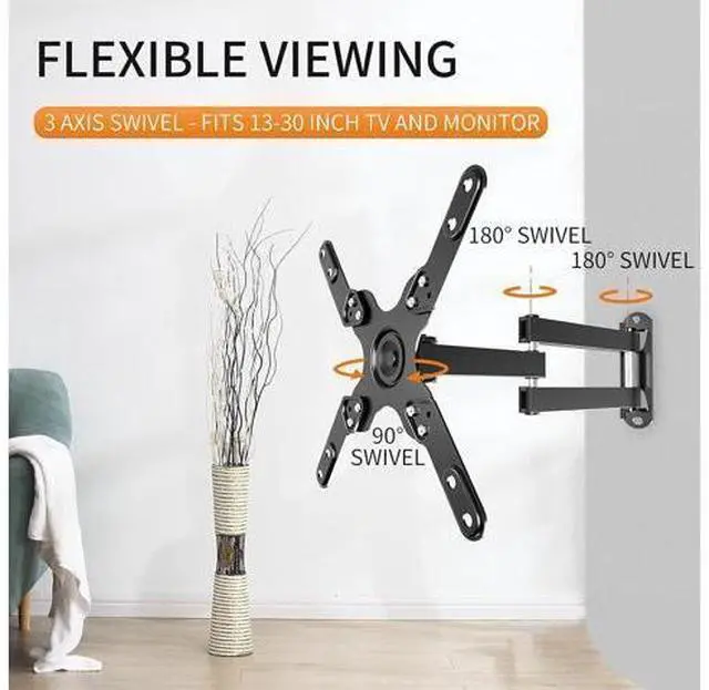 Alt view image 2 of 7 - TV Wall Mount, Bracket for Most 13-39 inch LED, LCD Monitor and Plasma TVs, Max VESA 200x200mm by XINLEI (MA1339)