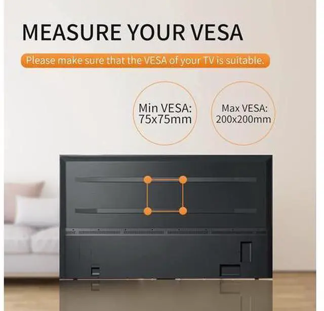 Alt view image 4 of 7 - TV Wall Mount, Bracket for Most 13-39 inch LED, LCD Monitor and Plasma TVs, Max VESA 200x200mm by XINLEI (MA1339)