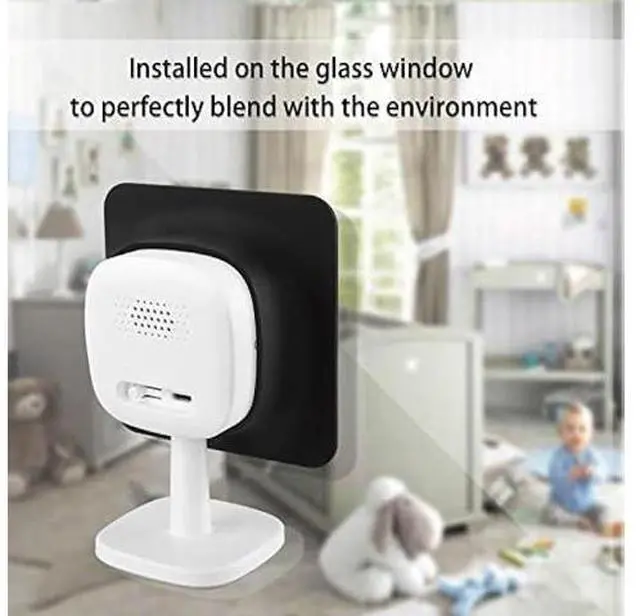 Alt view image 5 of 7 - HOLACA Window Mount for Eufy Solo IndoorCam C24 Security 2K Indoor Cam, Window Mount for eufyCam (Black 2Pack)