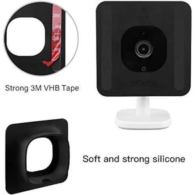 Alt view image 3 of 7 - HOLACA Window Mount for Eufy Solo IndoorCam C24 Security 2K Indoor Cam, Window Mount for eufyCam (Black 2Pack)