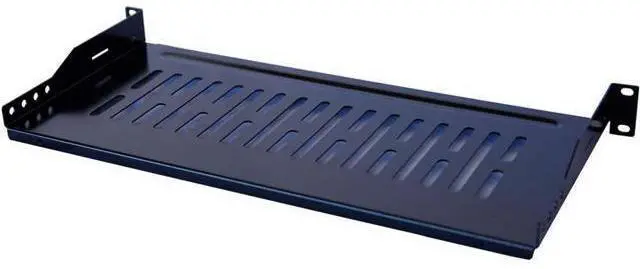 Alt view image 2 of 6 - Raising Electronics Server Shelf Cantilever Tray Vented Shelves Rack Mount 19 Inch 1U 8Inch(200mm) Deep