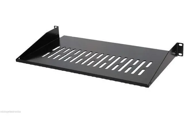 Alt view image 3 of 6 - Raising Electronics Server Shelf Cantilever Tray Vented Shelves Rack Mount 19 Inch 1U 8Inch(200mm) Deep