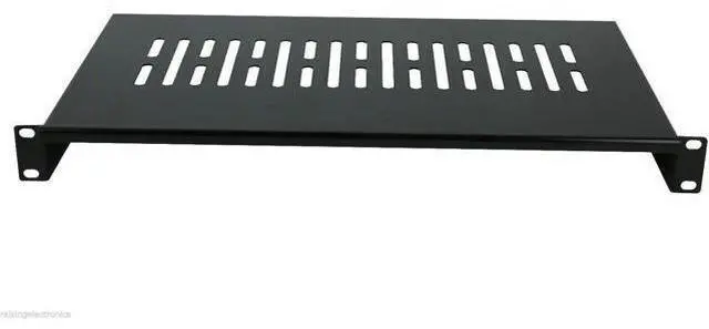 Alt view image 4 of 6 - Raising Electronics Server Shelf Cantilever Tray Vented Shelves Rack Mount 19 Inch 1U 8Inch(200mm) Deep