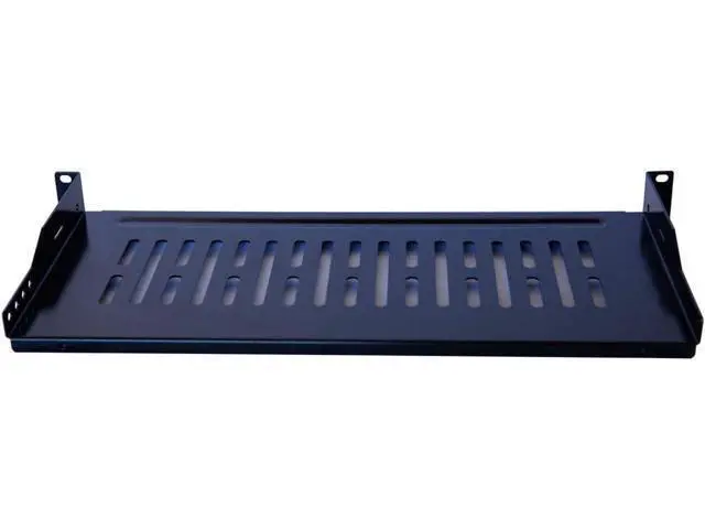 Alt view image 6 of 6 - Raising Electronics Server Shelf Cantilever Tray Vented Shelves Rack Mount 19 Inch 1U 8Inch(200mm) Deep