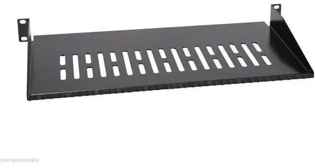 Alt view image 5 of 6 - Raising Electronics Server Shelf Cantilever Tray Vented Shelves Rack Mount 19 Inch 1U 8Inch(200mm) Deep