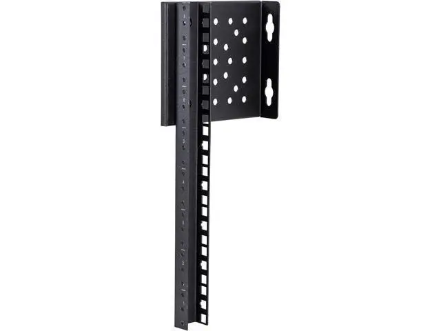 Alt view image 4 of 7 - KENUCO 19 Inch Vertical Ends Wall Mount Rack Wall Mountable Server Rack w/Hardware Black (4U)