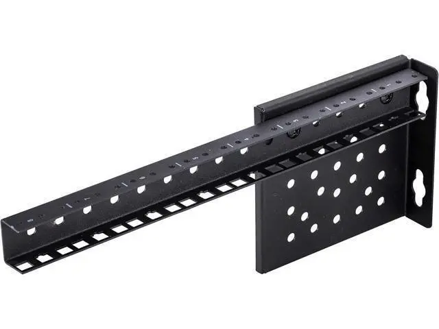 Alt view image 3 of 7 - KENUCO 19 Inch Vertical Ends Wall Mount Rack Wall Mountable Server Rack w/Hardware Black (4U)