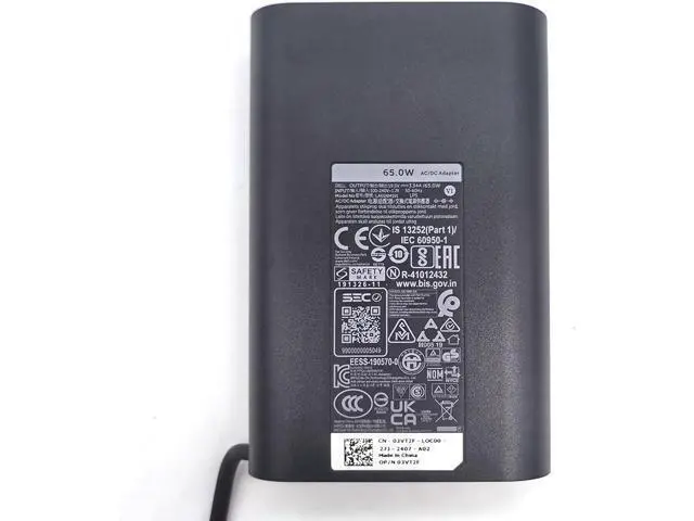 Alt view image 2 of 7 - 65W Watt 7.4mm Laptop Charger Fit for Dell Latitude 5580 5490 7490 E6430 E5470 5400 5500 5480 5590 7480 5290 7290 E6420 E7470 E5440 E7440 E7450 LA65NM130 19.5V 3.34A AC Adapter Power Cord
