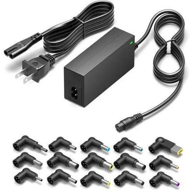 Main image of Powseed 65W Universal Laptop Charger for Dell HP Asus Acer Samsung Toshiba Lenovo IBM Sony Gateway Notebook Ultrabook Chromebook, DC Output 18.5V 19V 19.5V 20V Power Adapter Supply Cord 65W