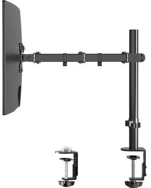 Main image of Pholiten Single Monitor Arm,Single Monitor Desk Mount,Adjustable Monitor Arm,Single Mount Holds Screen Up to 22lbs,Monitor Desk Mount,100x100 Vesa Monitor Stand,Monitor Arm Mount