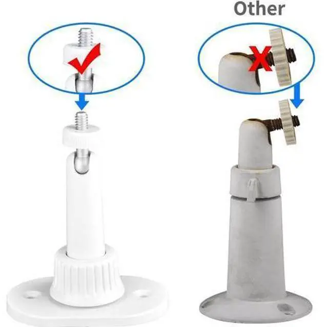 Alt view image 7 of 7 - 4pack Adhesive Wall Mount Compatible with Ring Stick Up Cam Wired/Battery and Ring Indoor Cam HD Security Camera,360 Degree Adjustable Mounting BracketCamera not Included